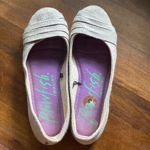 Blowfish Tan Flats W8
